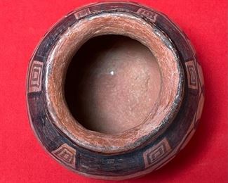 Primitive Maricopa Pottery Bowl Native American Pot	5x4.75	
