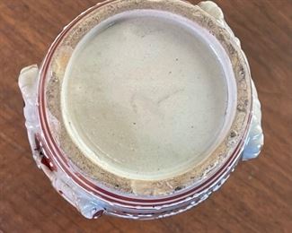 Japanese Satsuma Ceramic Vase	14in H x 4.25in Diameter at rim	
