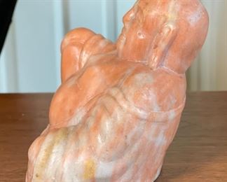 Carved Soapstone Buddha Figure	5.75x6x3.5in	HxWxD
