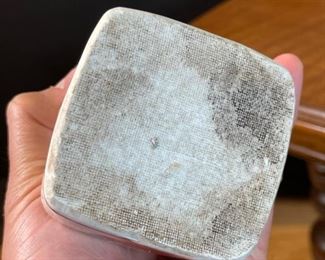 Chinese Porcelain Figurine Man with Flowers		
