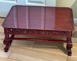 Asian Cherrywood Low Stand	10.5 x 24 x 18 in	HxWxD
