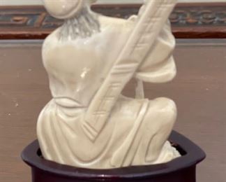 2pc Ivory Figures Chinese Carvings PAIR	3 inches high	
