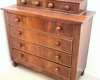 Antique 6 Drawer Dresser	49x49.5 x 17in	HxWxD
