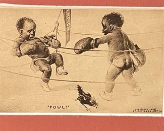 Framed Foul Cartoon National Arts	Frame: 8 x 9.7	
