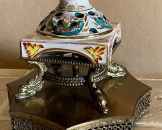 Antique Porcelain Vase Lamp	37 inches high	
