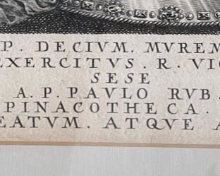 Antique Etching Decius Mus preparing for Death After: Peter Paul Rubens Andreas Schmutzer	Frame: 30 x 31in	
