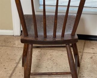 Antique Childs Chair	31 x 14 x 15 in	HxWxD
