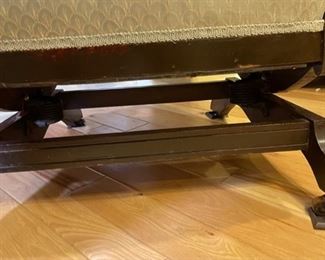 Antique Upholstered Spring Rocking Chair	37x25x26in	HxWxD
