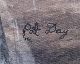 Pat Day Horse Race Litho Michael DuVall Signed	24.5 x 18.5in	
