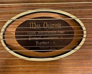 Antique Max Osterode Zither Stringed Instrument in case	3 x 26 x 15in	HxWxD
