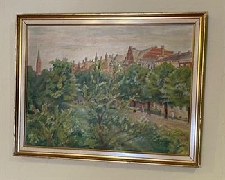 Original Art JH Vosskuehler German Street #1	14 x 17.5in	
