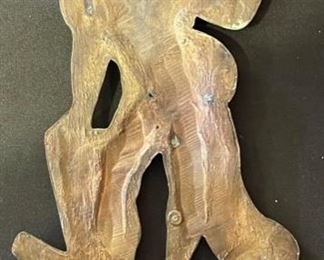 Metal Medical Caduceus Baby Door Plaque Cast Iron	12x5.5 inches	
