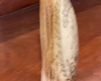 Reproduction Scrimshaw Wale Tooth Mercury	4 inches high	
