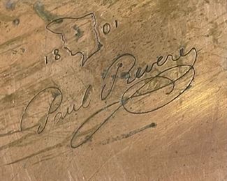 Paul Revere Double Handle Copper Tinned Pan	10.5in Diameter	
