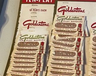 Goldtone  Phonograph Needles Store Display with Phono Stylus	13 x 10	

