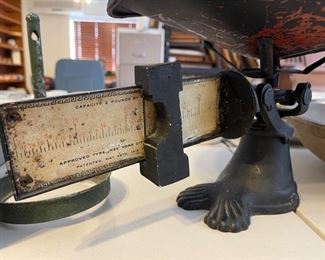 Antique Candy Scale New York City F-6 serial 20	10” x 18” x 10”	HxWxD
