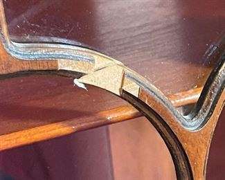 #2 Vintage Federal Style Corner Cabinet Display Cabinet	74x33x23in	HxWxD
