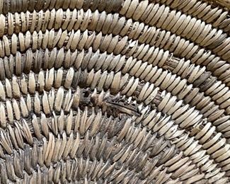 Antique Primitive Papago/Pima Tray Basket Native American Tohono O'odham	3x15.25 in diameter	
