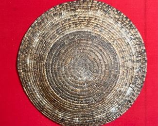 Antique Primitive Papago/Pima Offering Basket Native American Tohono O'odham	5x19.25 in Diameter	
