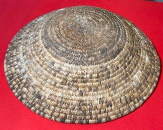 Antique Primitive Papago/Pima Offering Basket Native American Tohono O'odham	5x19.25 in Diameter	

