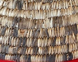 Antique Primitive Papago/Pima Offering Basket Native American Tohono O'odham	5x19.25 in Diameter	
