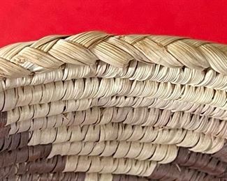 15in Vintage Navajo 10 Point Wedding Basket  PAIUTE	3x15 in diameter	

