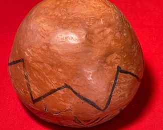 AS-IS Primitive Maricopa Pottery Bowl Native American Pot	5.5x 7in diameter	
