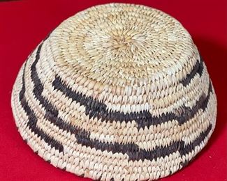 Papago/Pima  Stepped Lightning Pattern Basket Native American Tohono O'odham	2.25x9.25	

