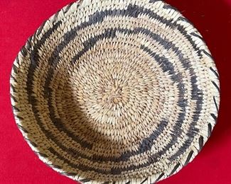 Papago/Pima  Stepped Lightning Pattern Basket Native American Tohono O'odham	2.25x9.25	
