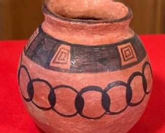 Primitive Maricopa Pottery Bowl Native American Pot	5x4.75	
