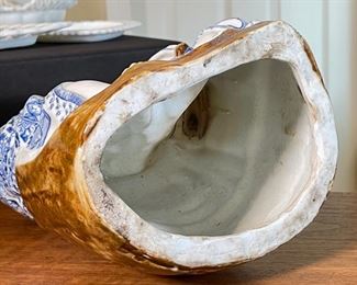 Blue & White Chinese Porcelain Brothers	11x7.5x4.5in	HxWxD
