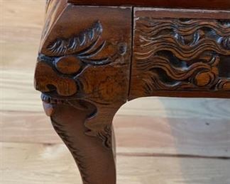 Vintage Chinese Carved Wood Coffee Table	15 x 42 x 22 in	HxWxD
