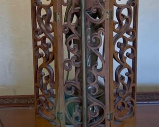 Vintage Brass Buddha Lamp Quan Yin	28 x 8 x 7	HxWxD
