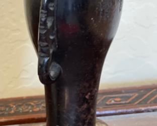 Carved Soap Stone Asian Vase	7.5 inches high	
