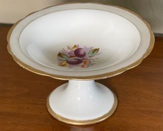 KPM Porcelain Pedestal Fruit Dish	5in H x 9in Diameter	
