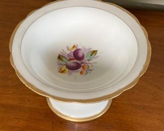 KPM Porcelain Pedestal Fruit Dish	5in H x 9in Diameter	

