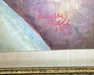 Original Art Audu Bell Machete Man	Frame :38x32x2in	HxWxD
