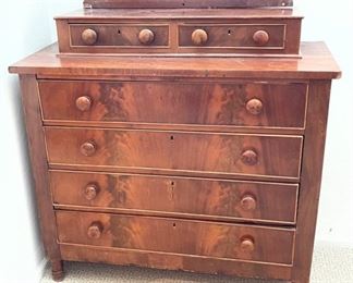 Antique 6 Drawer Dresser	49x49.5 x 17in	HxWxD
