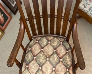 Antique Slat Chair	35 x 22 x 19in	HxWxD
