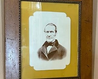 Antique Framed Photo Portrait Print	Frame: 23 x 20in	

