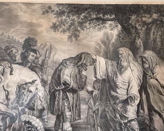 Antique Etching Decius Mus preparing for Death After: Peter Paul Rubens Andreas Schmutzer	Frame: 30 x 31in	
