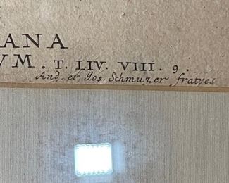 Antique Etching Decius Mus preparing for Death After: Peter Paul Rubens Andreas Schmutzer	Frame: 30 x 31in	
