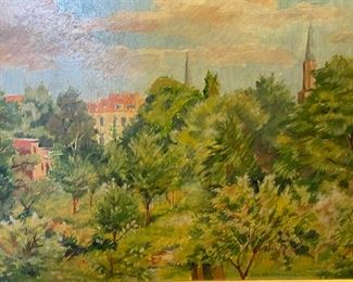 Original Art JH Vosskuehler German Street #2	14 x 17.5in	
