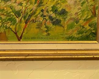 Original Art JH Vosskuehler German Street #2	14 x 17.5in	
