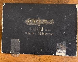 Brass MOP Spoons in Case	6.5x4.5in	
