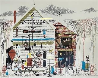 Ronald Julius Christensen Collector's Delight Antiques Framed Print	Frame: 15.5 x 21.25in	
