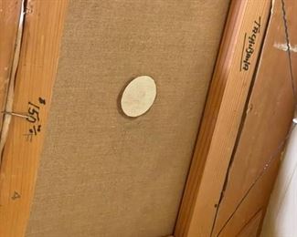 Original Art Kaoru Tachibana Mountain Landscape Painting	Frame: 16 x 20	
