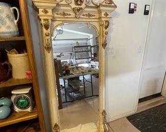 Antique Carved Wood Frame Mirror	78 x 32.5 x 9.5	HxWxD
