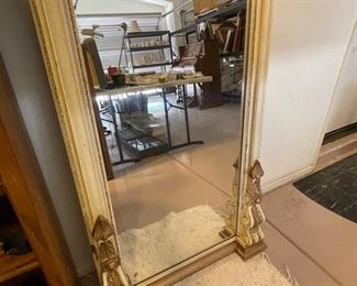 Antique Carved Wood Frame Mirror	78 x 32.5 x 9.5	HxWxD
