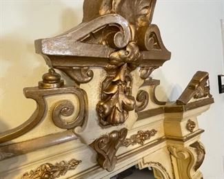 Antique Carved Wood Frame Mirror	78 x 32.5 x 9.5	HxWxD
